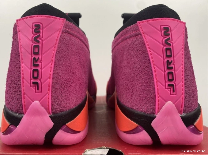 Cheap DH4121-600 Jordan 14 Pink Retro Low Shocking (W) 0810